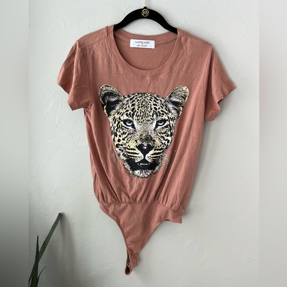 🤎NEW DAYDREAMER X FREE PEOPLE LEOPARD BODYSUIT XS - Picture 3 of 5